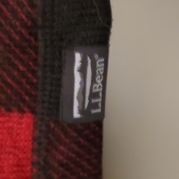 LL BEAN Long Buffalo Plaid Jacket Size XL - Picture 3 of 5